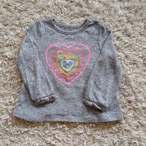 Lightweight Heart Sweater - Cat & Jack 3T